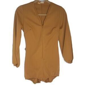 Vintage Cole Of California Body Suit Romper Playsuit Disco Glam Size READ